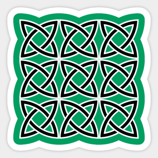 Solomons Knot Interwoven Circular Pattern Sticker